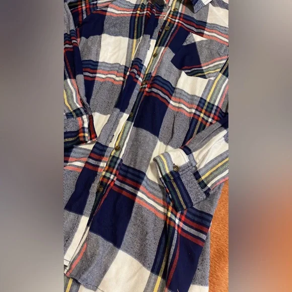 Pink Rose Large Flannel - Picture 2 of 5